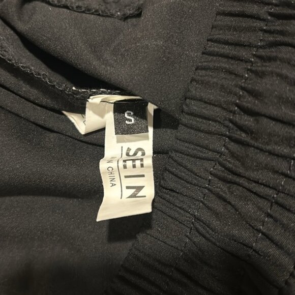 Shein womens pull on parachute Cargo utility Pants elastic pockets galore size S - Picture 9 of 13